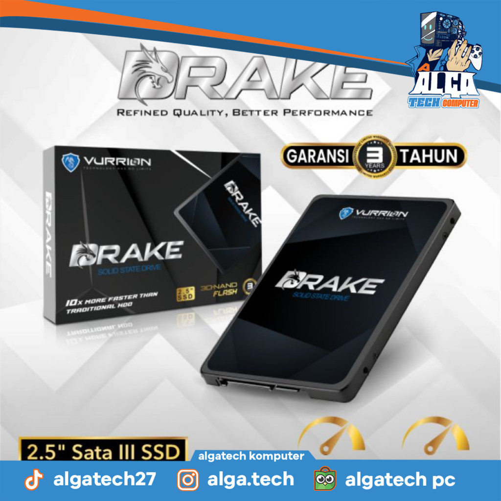 SSD SATA VURRION DRAKE 128GB