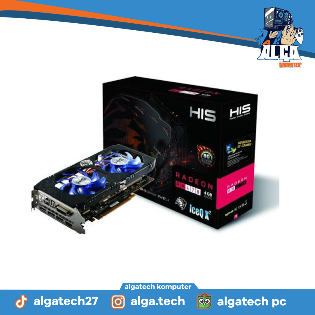 HIS RADEON RX 470 4GB GDDR5 2nd FULLSET DUAL FAN