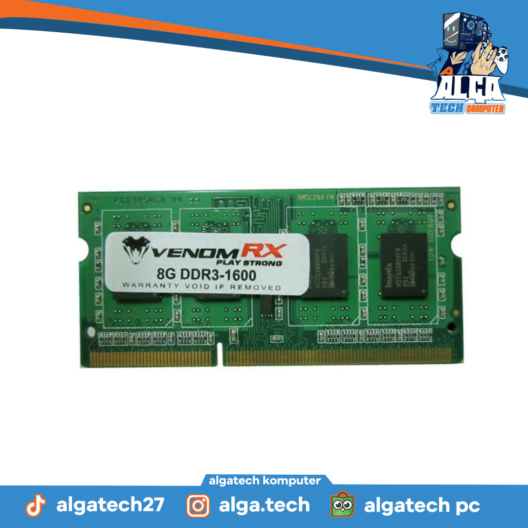VENOMRX DDR3 8GB SODDIM 1600MHZ