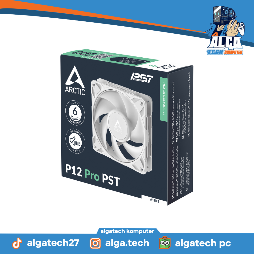 ARCTIC P12 PRO PST WH