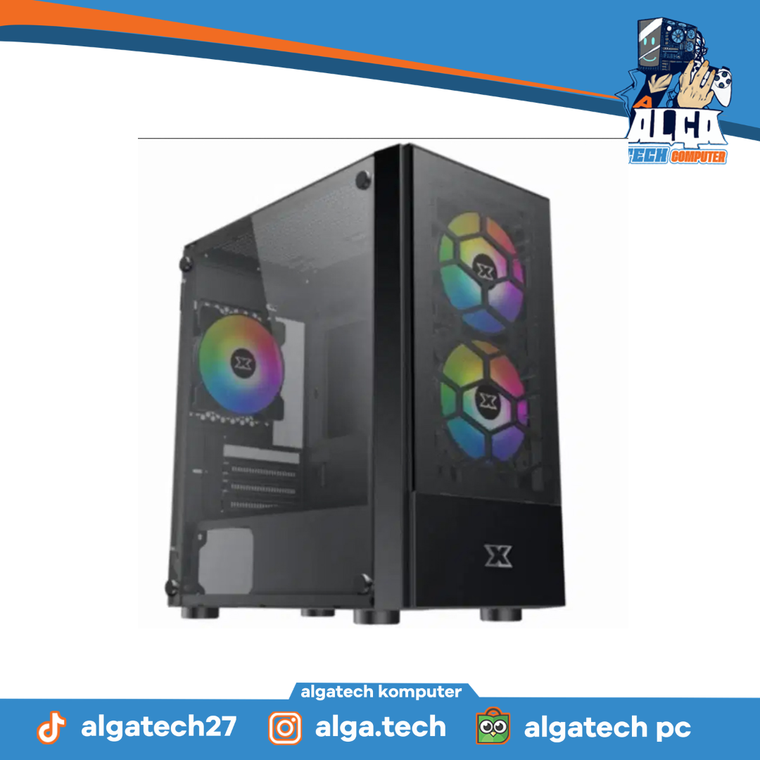 Xigmatek Oreo Black INCLUDE 3 FAN RGB 