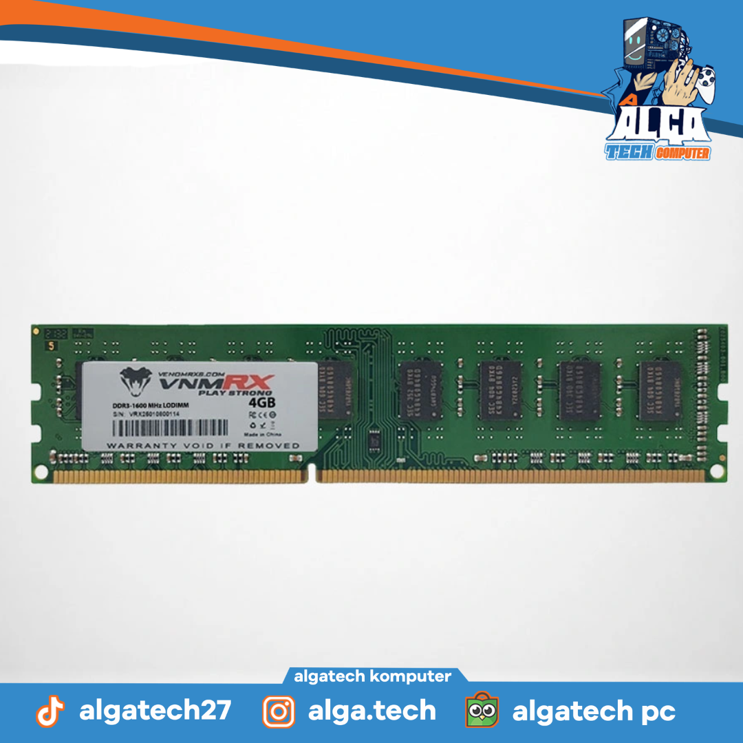 VENOMRX 4GB DDR3 1600MHZ LONGDIMM 